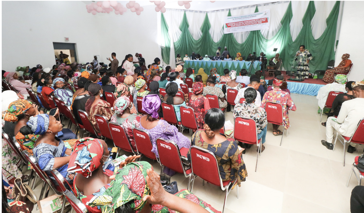 A One Day Workshop on Gender Mainstreaming into Climate Change, Mitigation and Adaptation Strategies for Women Farmers in The North-Central Zone Nigeria