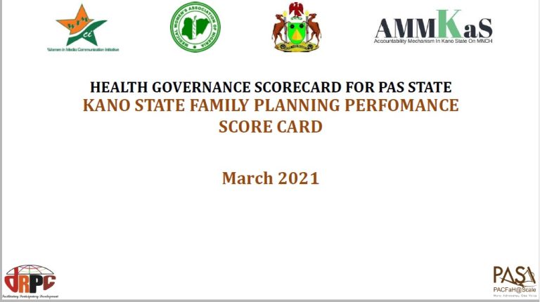 PAS Kano State 2021 FP People’s Scorecard