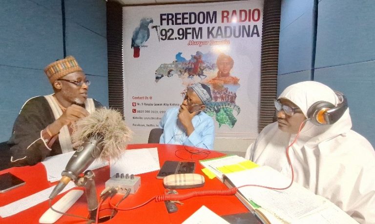 dRPC trained Muslim Opinion Leaders (MOLs) Speak on GBV Prevention at the Barka Da Warhaka  Live Radio Show in Kaduna