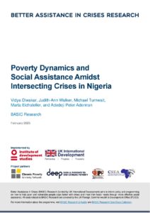 Poverty Dynamics and Social Assistance Amidst Intersecting Crises in Nigeria