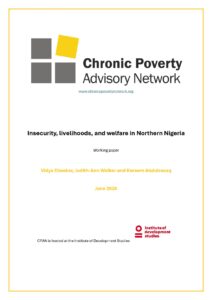 Insecurity, livelihoods, and welfare in Northern Nigeria