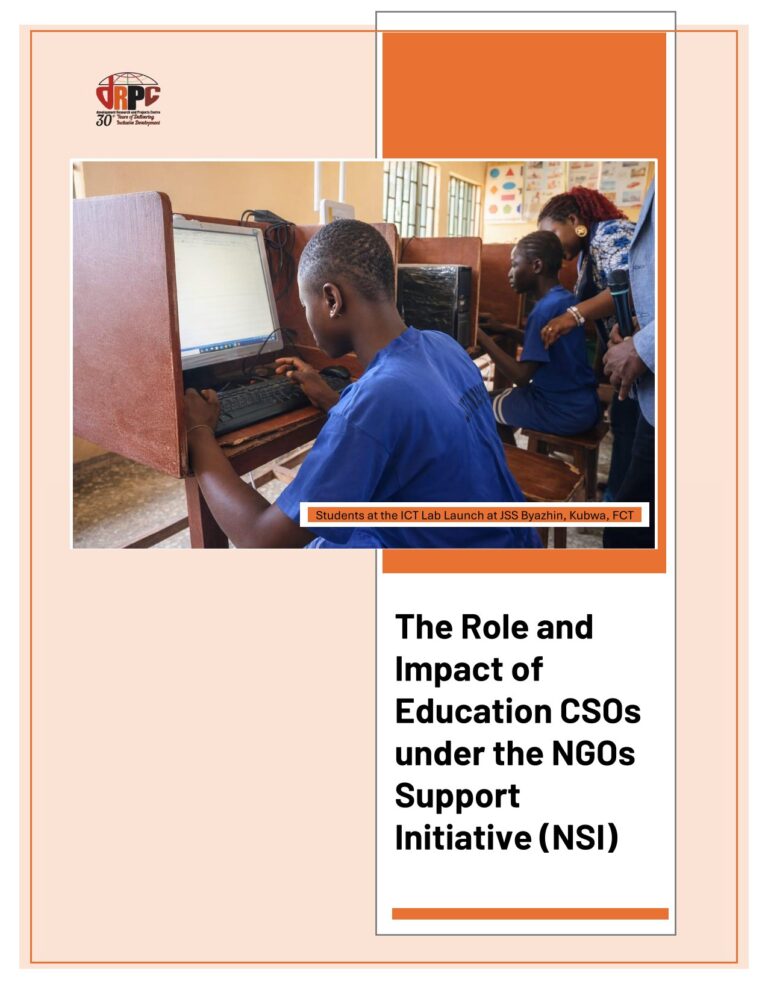 The Role and Impact of Education CSOs  under the NGOs Support Initiative(NSI)