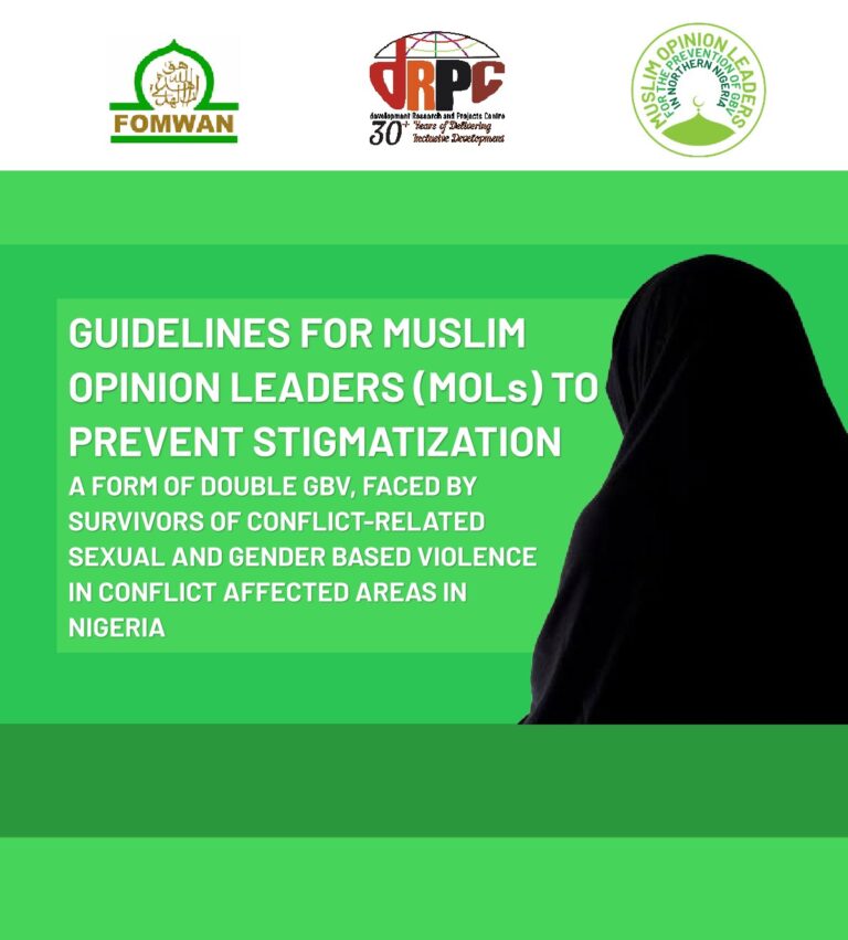 Guidelines for Muslim Opinion Leaders (MOLs) to Prevent Stigmatization